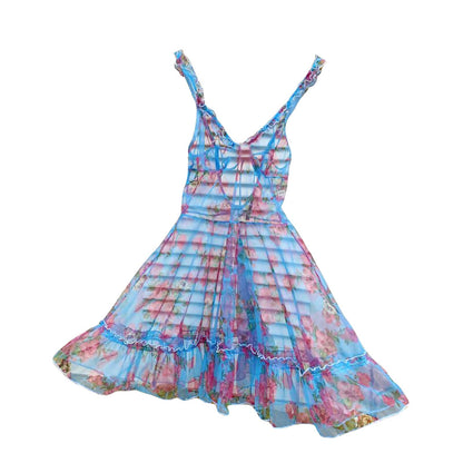 sparkling mesh dress
