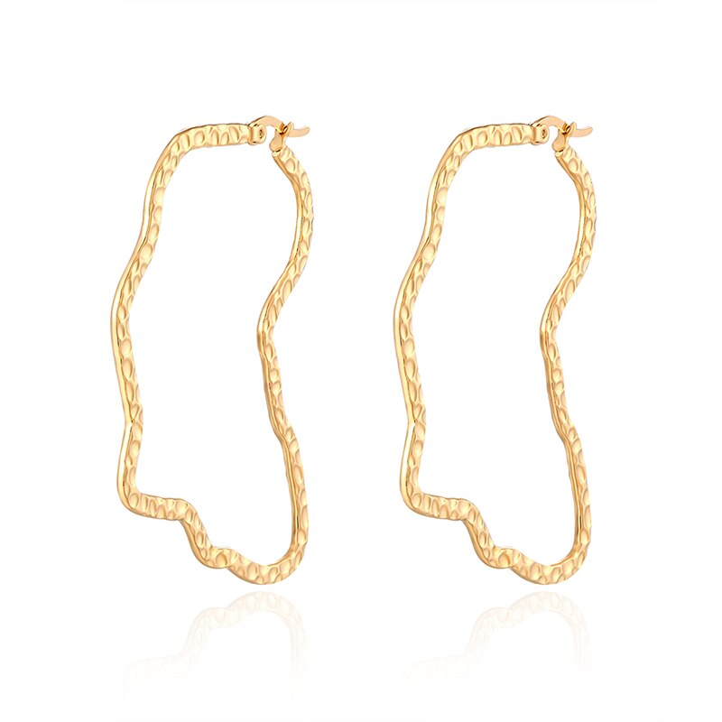 Golden Africa Drop Earrings