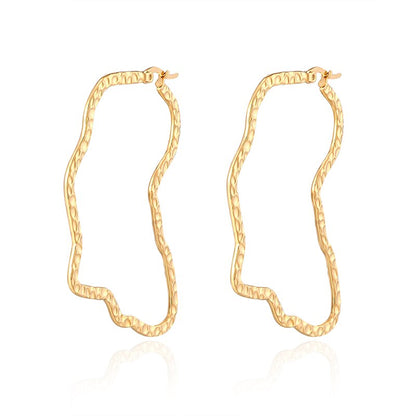 Golden Africa Drop Earrings