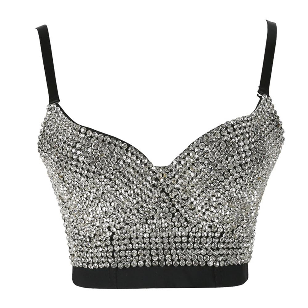 Hand-made Diamond Bralette Bustier