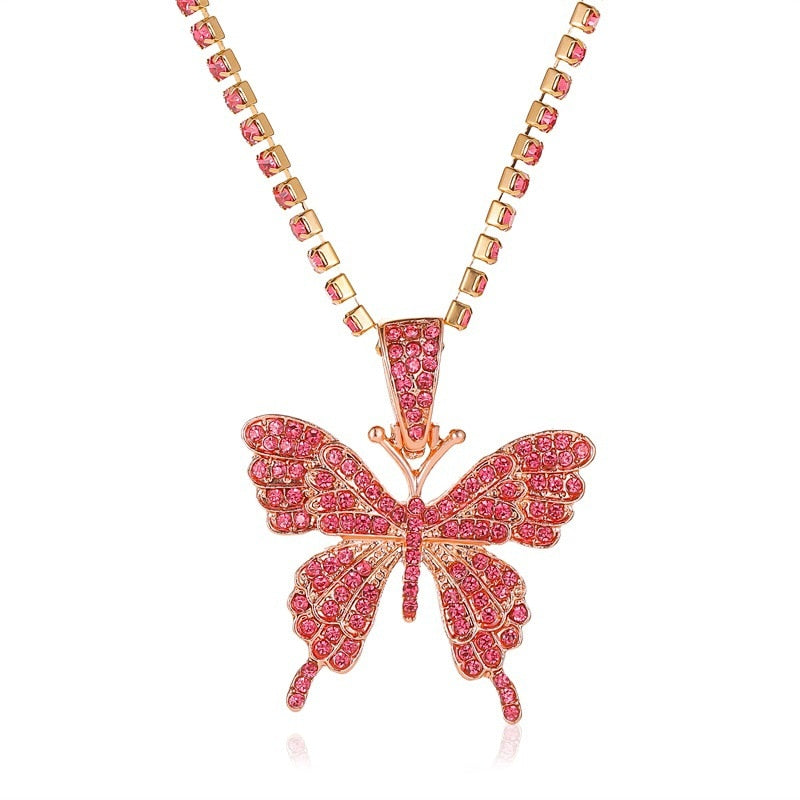 Cuban Choker Butterfly Necklace