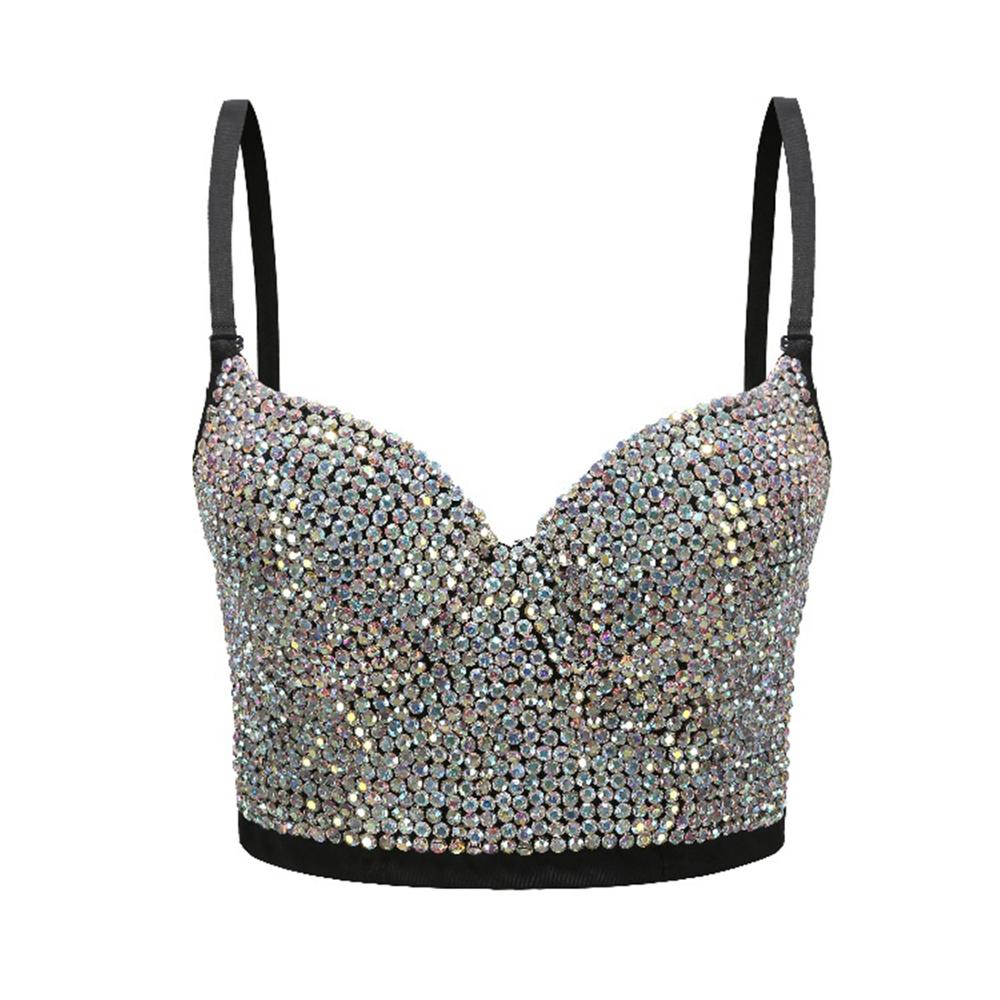 Hand-made Diamond Bralette Bustier