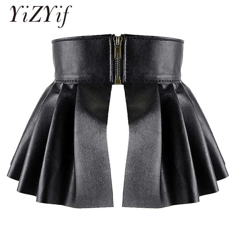 Pleated Skirt  Belt