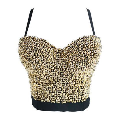 Hand-made Diamond Bralette Bustier