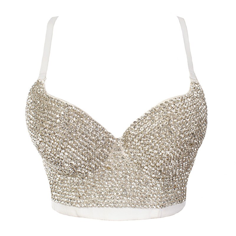 Hand-made Diamond Bralette Bustier