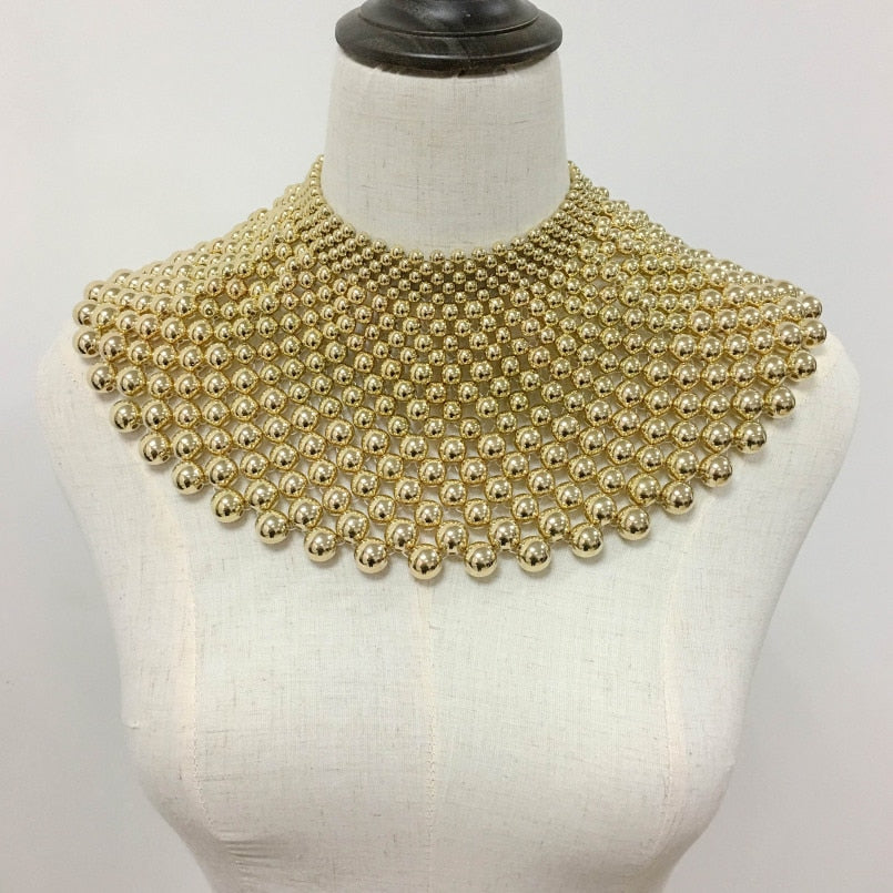 Golden African Bib Choker