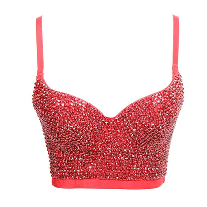 Hand-made Diamond Bralette Bustier