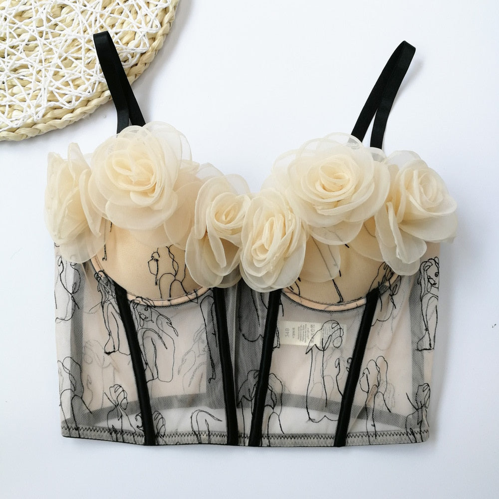 Bouquet Sheer Corset