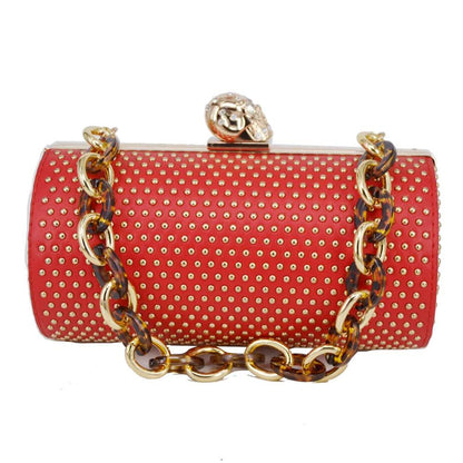 Goldflower Box Clutch