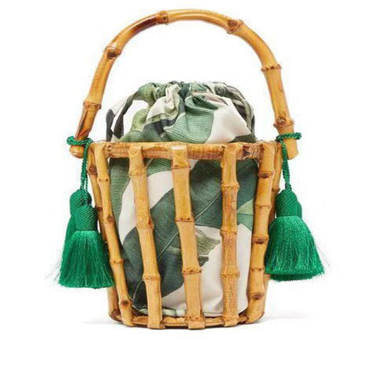 Bamboo Bucket Clutch