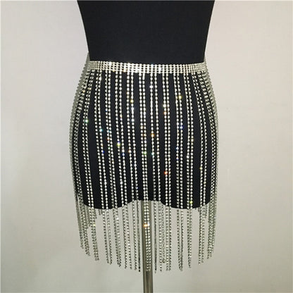 Glitter Tassel Skirt