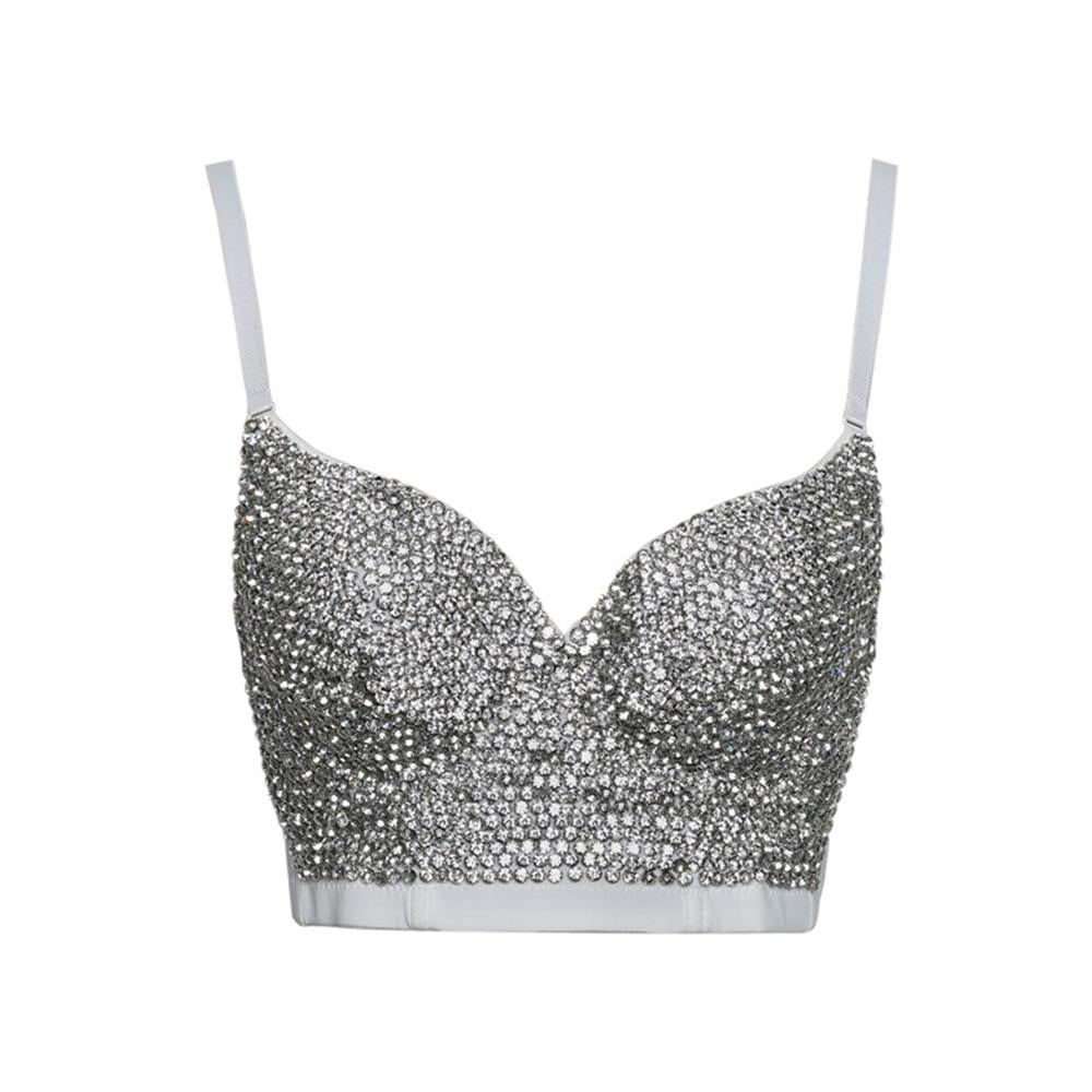 Hand-made Diamond Bralette Bustier