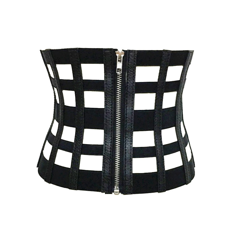 Strap PU Leather Corset Belt