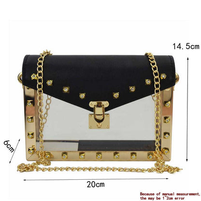 Goldflower Box Clutch