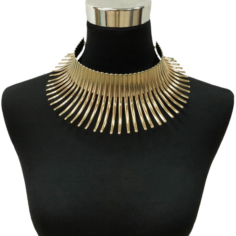 Golden African Bib Choker