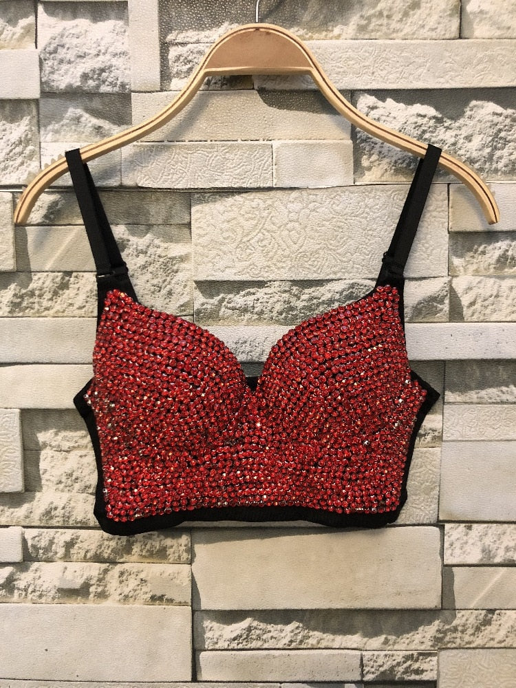 Hand-made Diamond Bralette Bustier