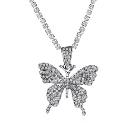 Cuban Choker Butterfly Necklace