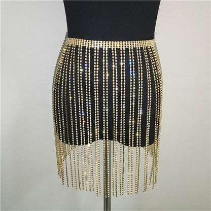 Glitter Tassel Skirt