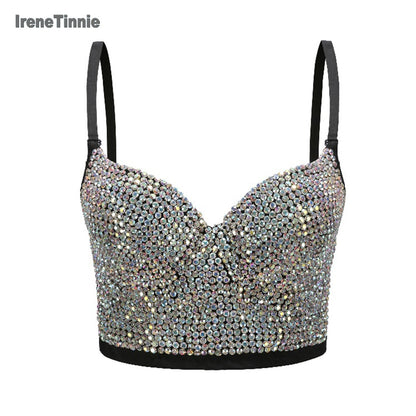 Hand-made Diamond Bralette Bustier