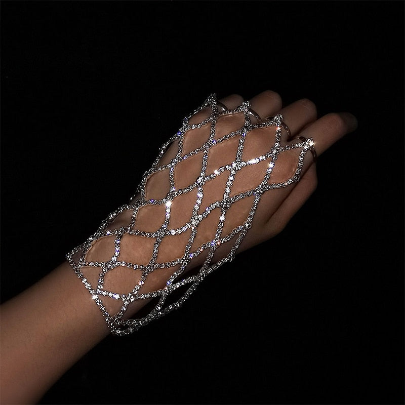 Crystal Mesh Glove