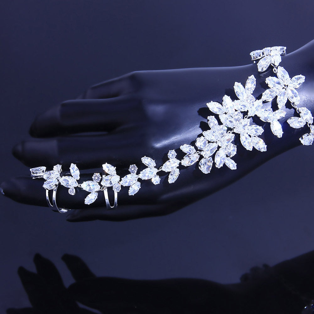 Zircon Crystal Finger Jewelry