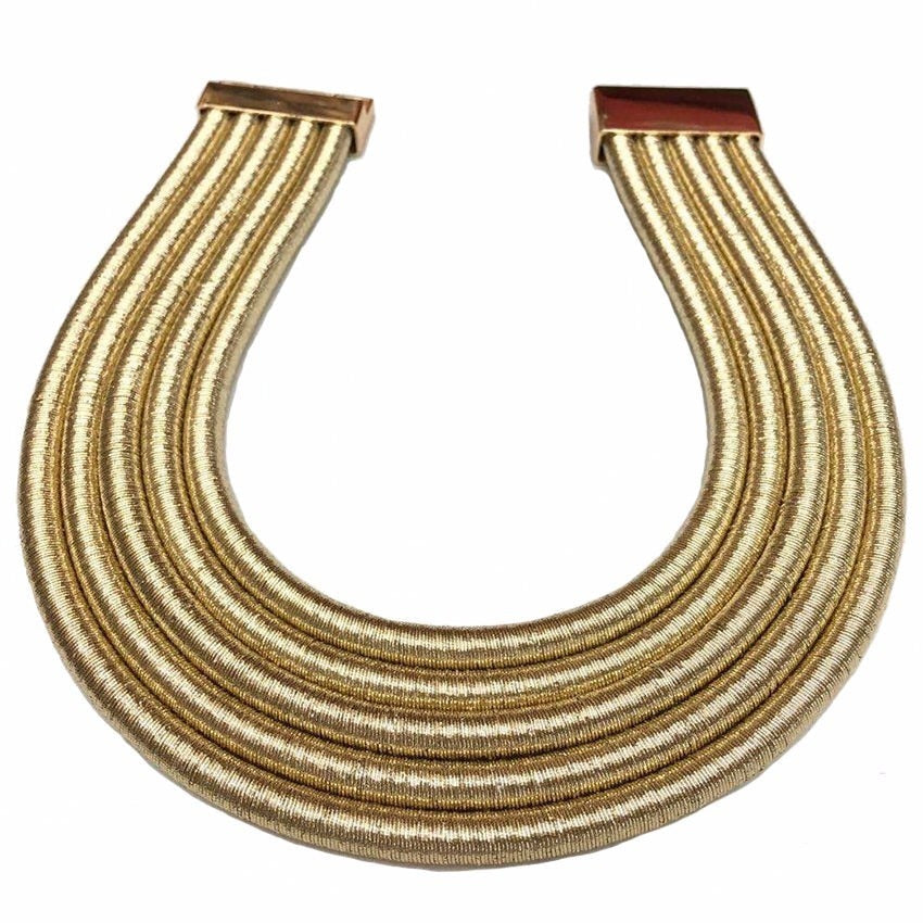 Golden African Bib Choker