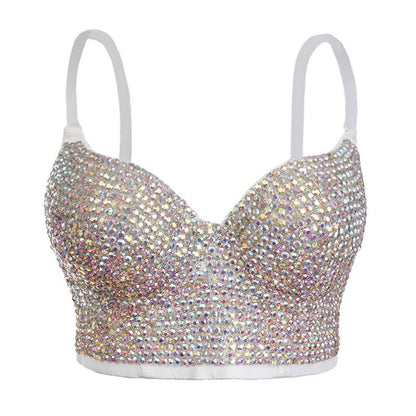 Hand-made Diamond Bralette Bustier