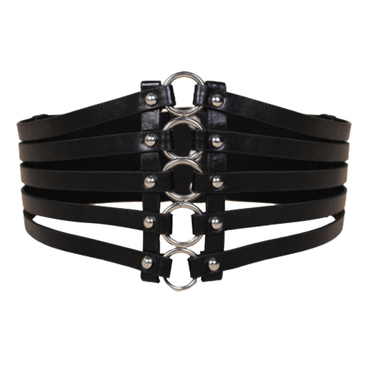 Strappy Wide Waist Corset Belt