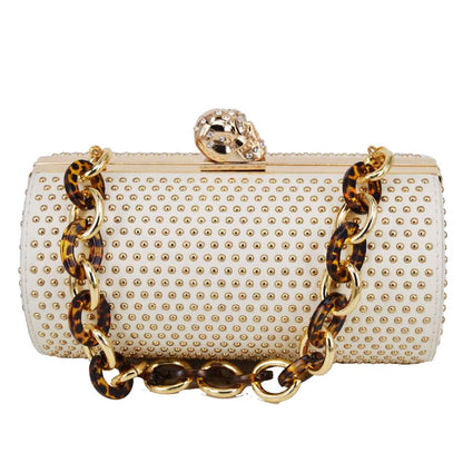 Goldflower Box Clutch