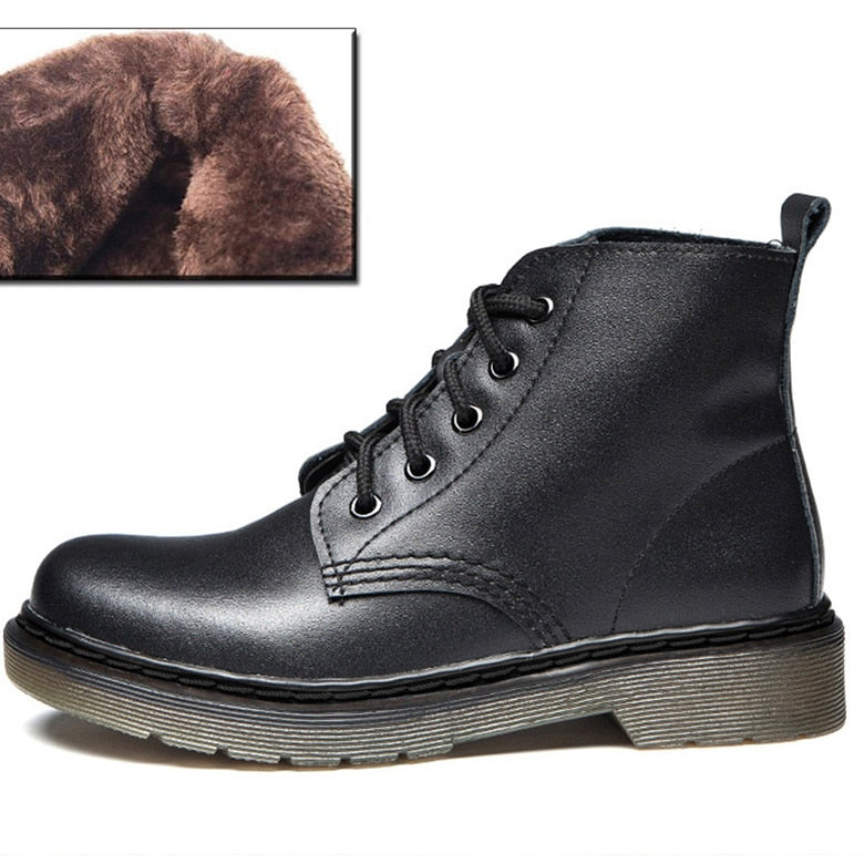 Genuine Leather Ankle Boots