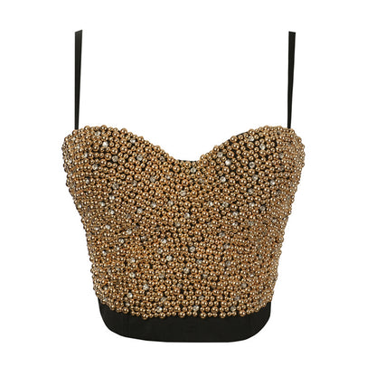 Hand-made Diamond Bralette Bustier