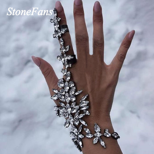 Zircon Crystal Finger Jewelry