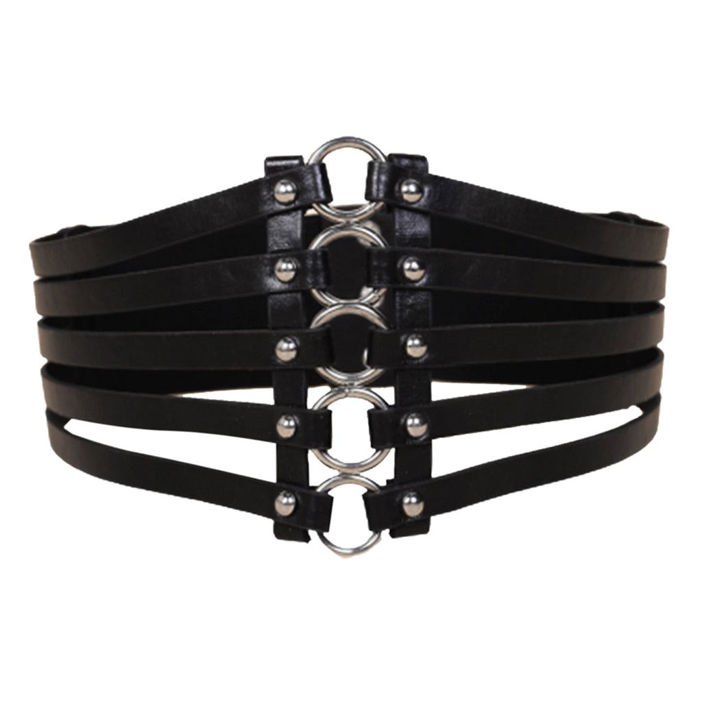 Strappy Wide Waist Corset Belt