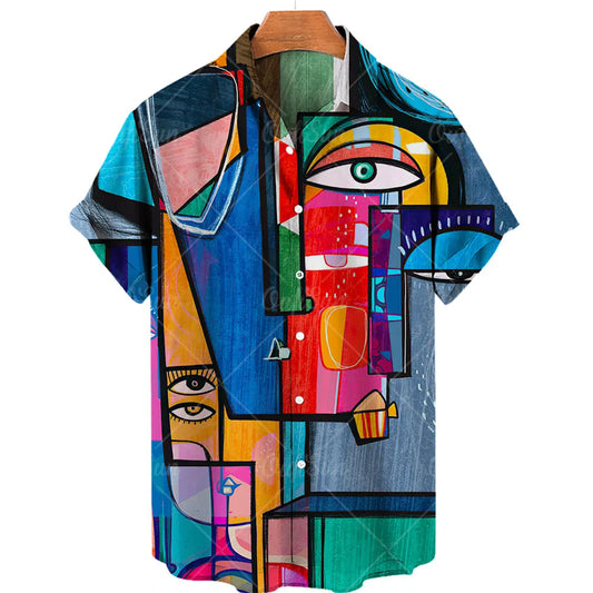 Abstract Oil Painting Shirt