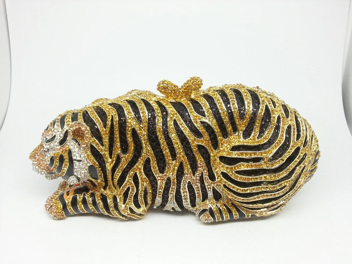 Gold Tiger Clutch