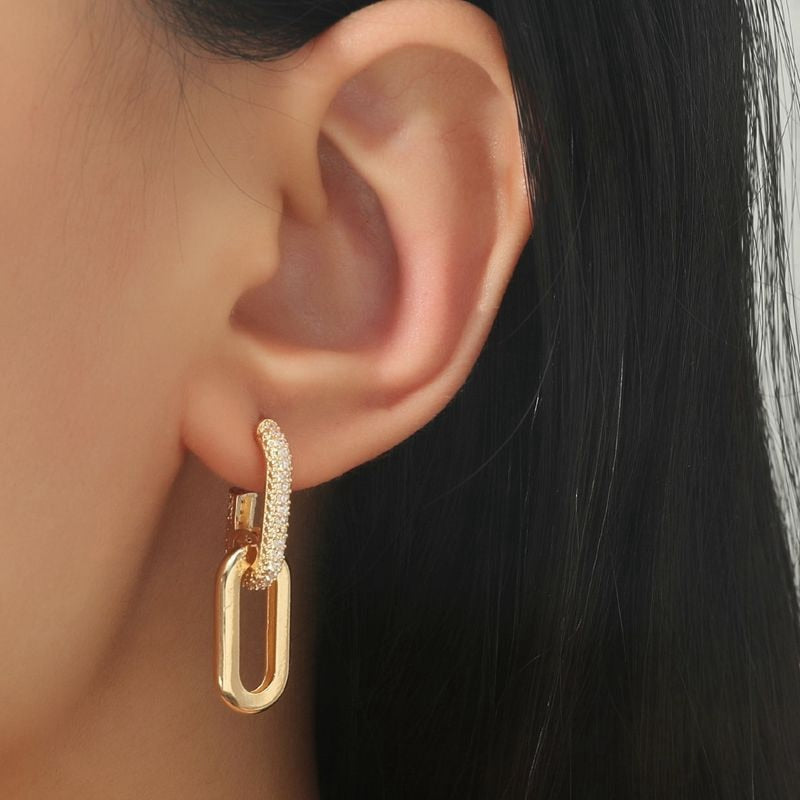 Gold Tassel Earring