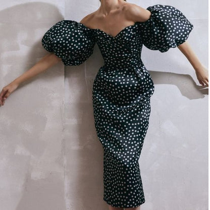 French Polka Dot Dress