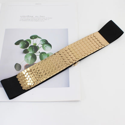 Gold Fish Scale Belt