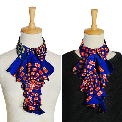 Ankara Print Faux Collar