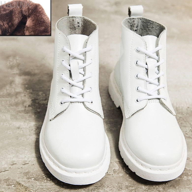 Genuine Leather Ankle Boots