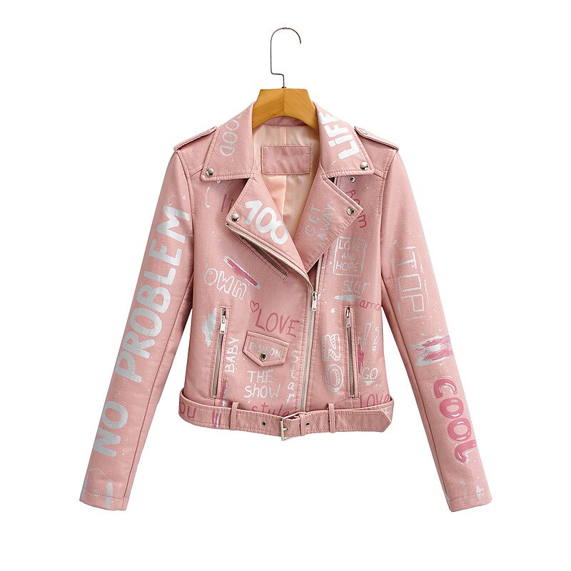 Graffiti Biker Jacket