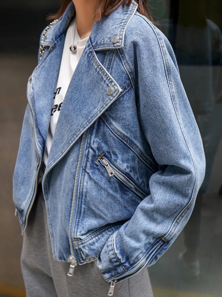 Motorcycle Denim Jacket