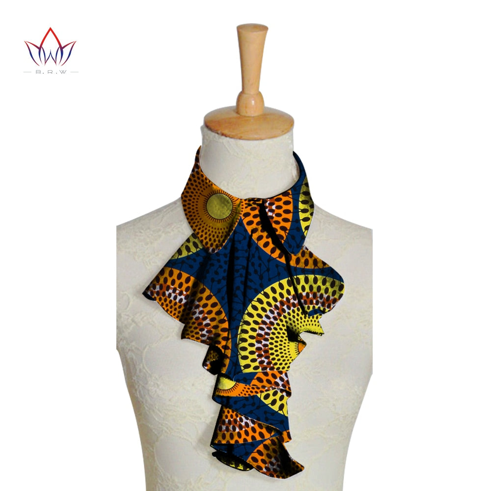 Ankara Print Faux Collar