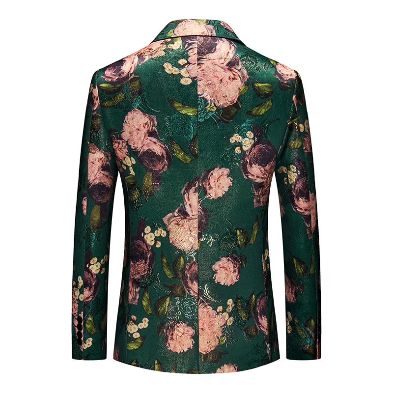 Floral Men’s Blazer up to 6x