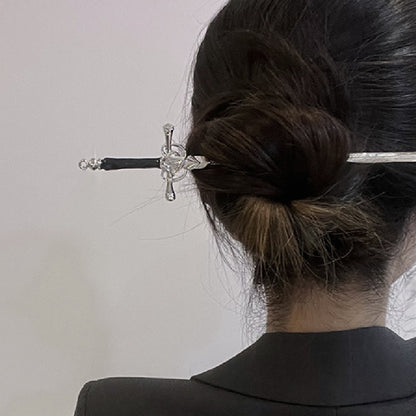 Women DIY Hairstyling Sword Hairpin