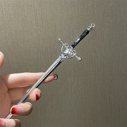 Women DIY Hairstyling Sword Hairpin