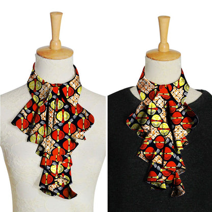 Ankara Print Faux Collar