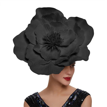 Large Flower Fascinator Hat