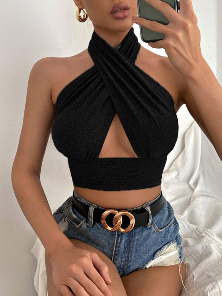 Criss Cross Crop Top