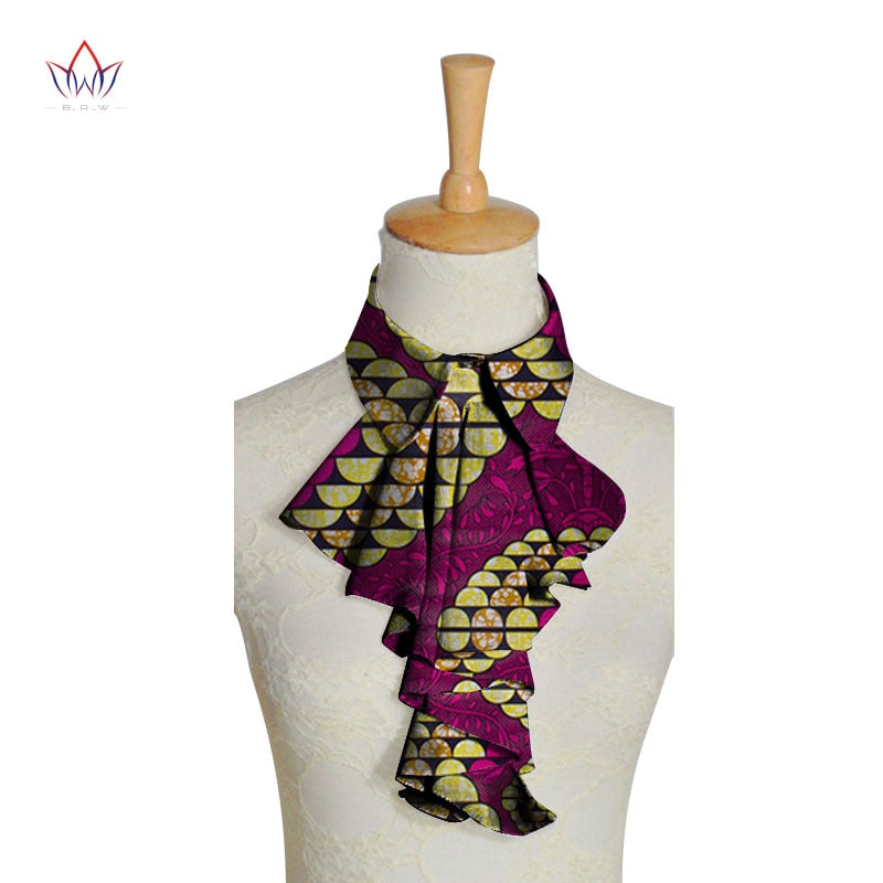 Ankara Print Faux Collar